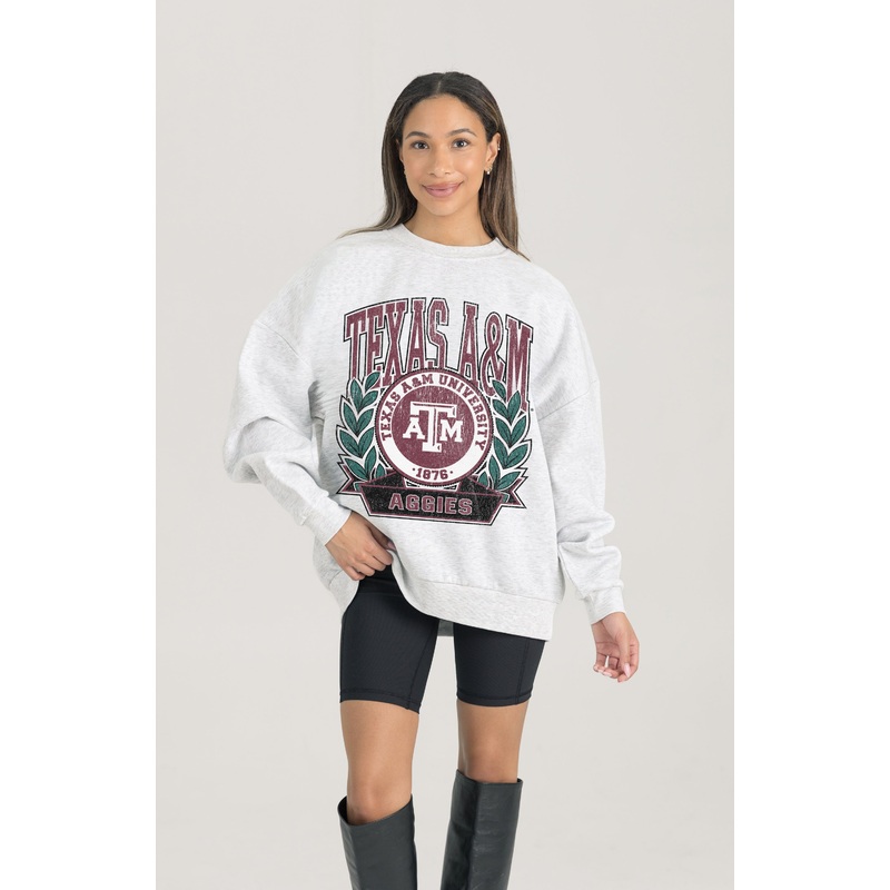 TEXAS A&M AGGIES Heritage Fleece Crewneck Pullover