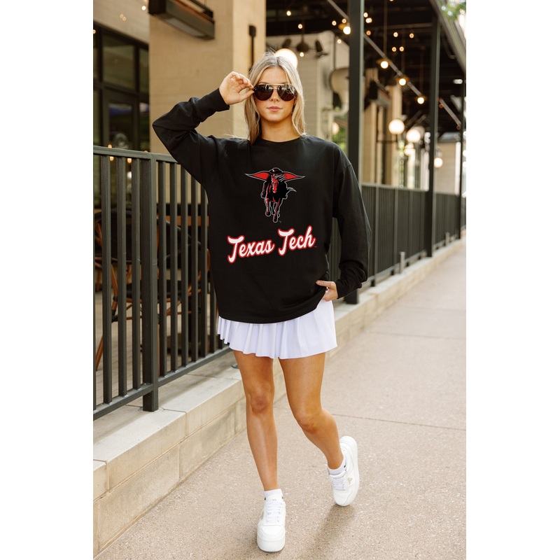 TEXAS TECH RED RAIDERS HONOR ROLL ESSENTIAL RELAXED FIT LONG SLEEVE TEE