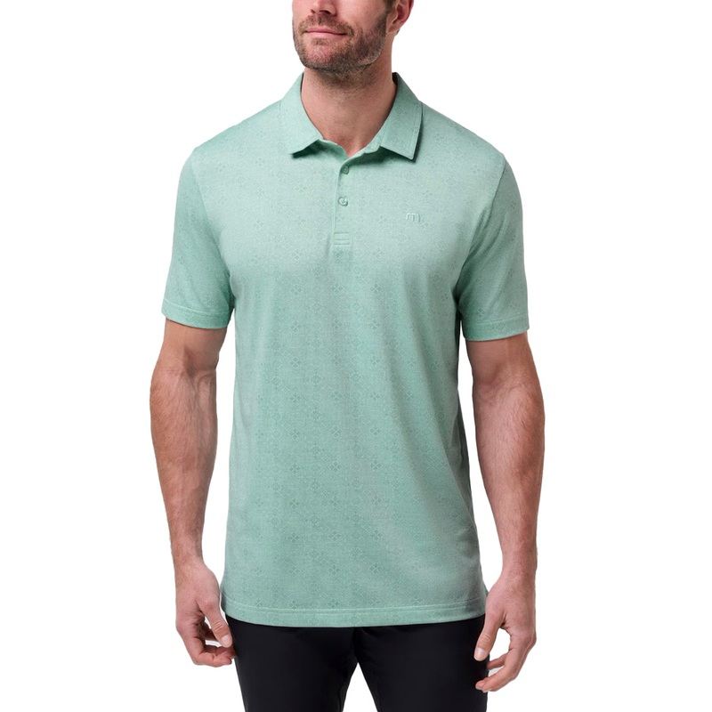 Travis Mathew Acropolis Golf Polo Shirt  – Eggshell Blue