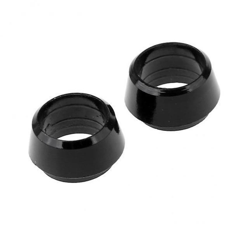 15x2pcs Plastic Golf Iron Ferrule for Taper Tip Iron Wedge Black 0.350