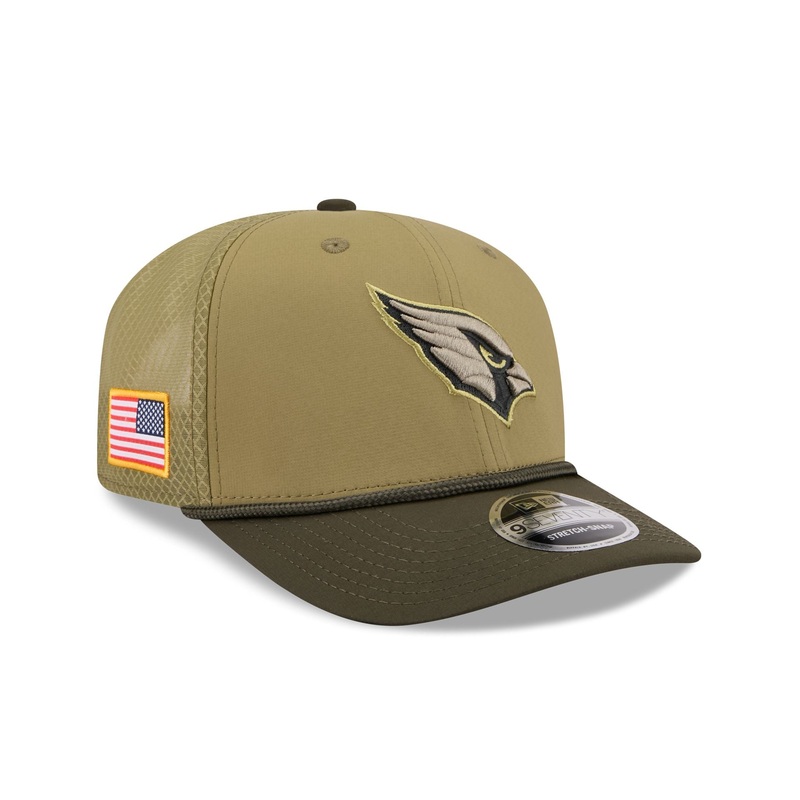 Arizona Cardinals 2025 Salute to Service 9SEVENTY Trucker Hat