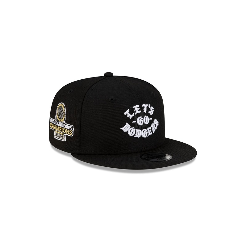 Born x Raised x Los Angeles Dodgers Let’s Go World Series Kids Black 9FIFTY Snapback Hat