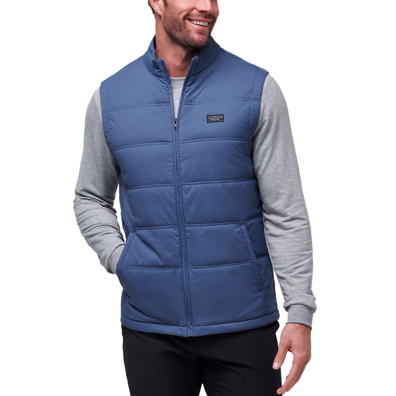 Travis Mathew Palisades Puffer Golf Vest – Navy
