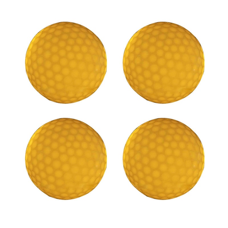 4Pcs Glow in The Dark Golf Balls Light up Led Golf Balls Night Golf Gift Sets for Men Kids Women  Yellow