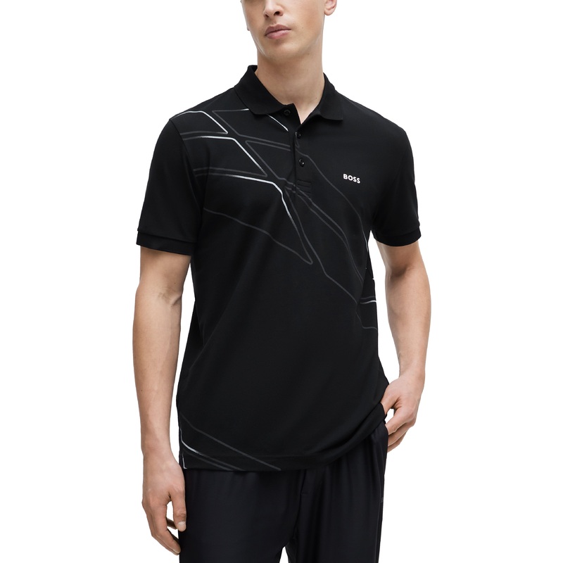 BOSS Paddy 3 Golf Shirt – Black