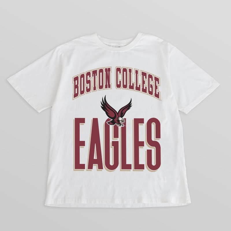 BOSTON COLLEGE EAGLES FIERCE FOCUS WASHED RELAXED FIT TEE