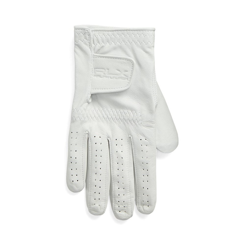 RLX Ralph Lauren Performance Cabretta Leather Golf Glove Right – Ceramic White