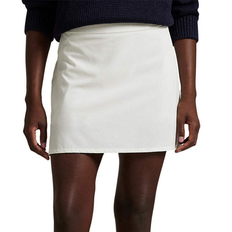 RLX Ralph Lauren Women’s 17 Performance Aim Golf Skort – Creamic White