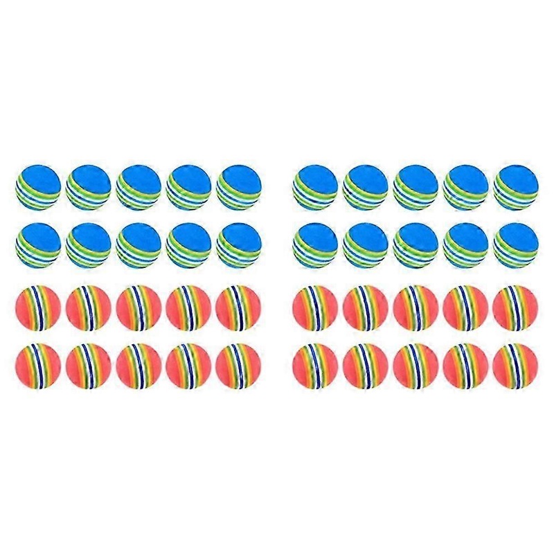 40 Pcs Golf Balls – Soft Foam Practice Golf Balls for Indoor Use