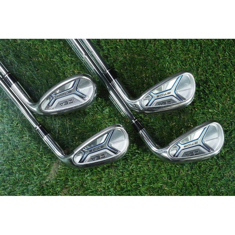 ADAMS GOLF IDEA A7 OS IRONS SET 8-PW + SW PERFORMANCE LITE 85 REGULAR FLEX RH