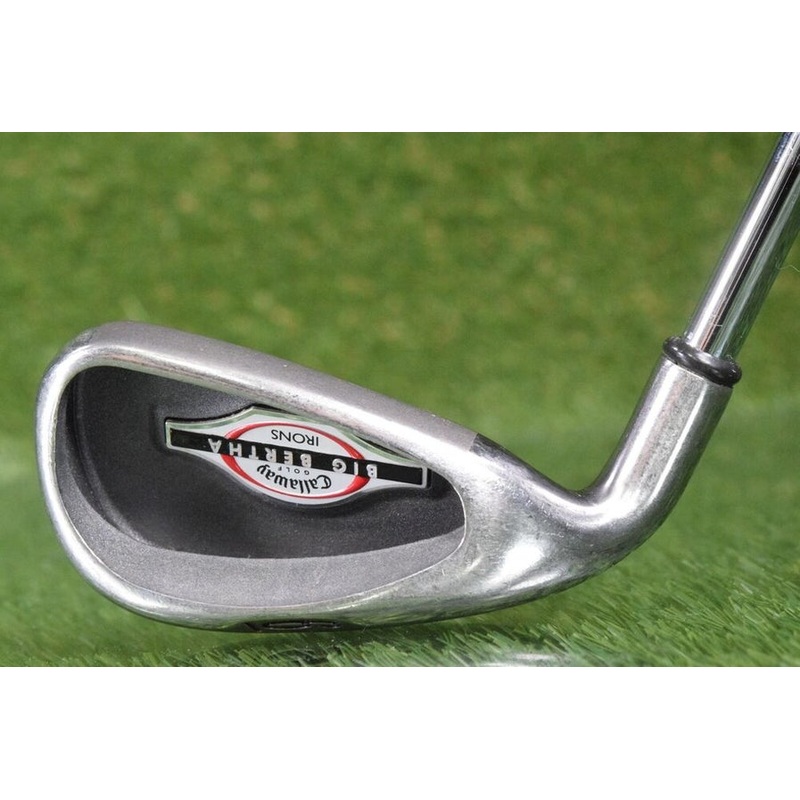 LEFT HANDED CALLAWAY BIG BERTHA 6 IRON TRUE TEMPER UNIFLEX STEEL SHAFT ~ L@@K!!