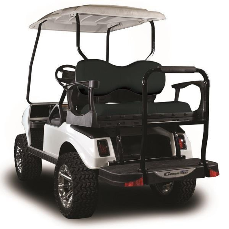 MadJax Genesis 300 with Deluxe Black Aluminum Rear Flip Seat – Club Car DS PN# 01-042-202D