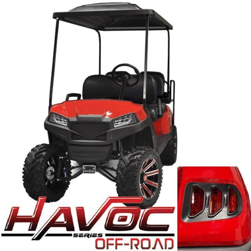 Yamaha G29/Drive HAVOC Off-Road Body Kit in Red (Years 2007-2016) PN# 05-046KO