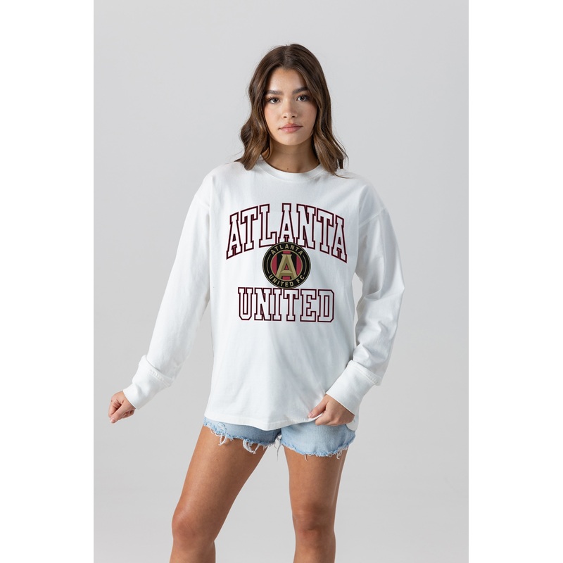 ATLANTA UNITED FC Mind Games Oversized Long-Sleeve Tee