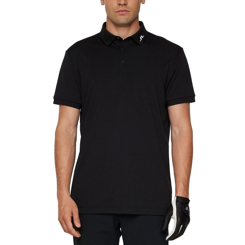 J.Lindeberg KV Golf Polo Shirt – Black