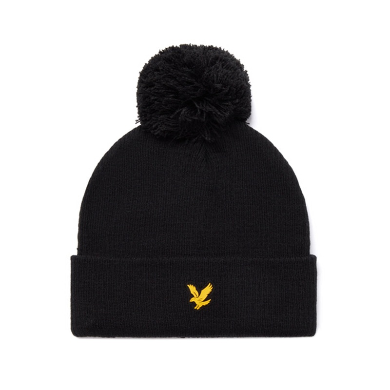 Lyle And Scott Bobbie Beanie – Jet Black