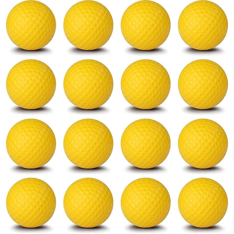Practice Foam Golf Balls 16-Pack | Limited Flying Golf Balls | Real Spin and Feel Training Ball, Great for Indoor and Outdoor Trainin