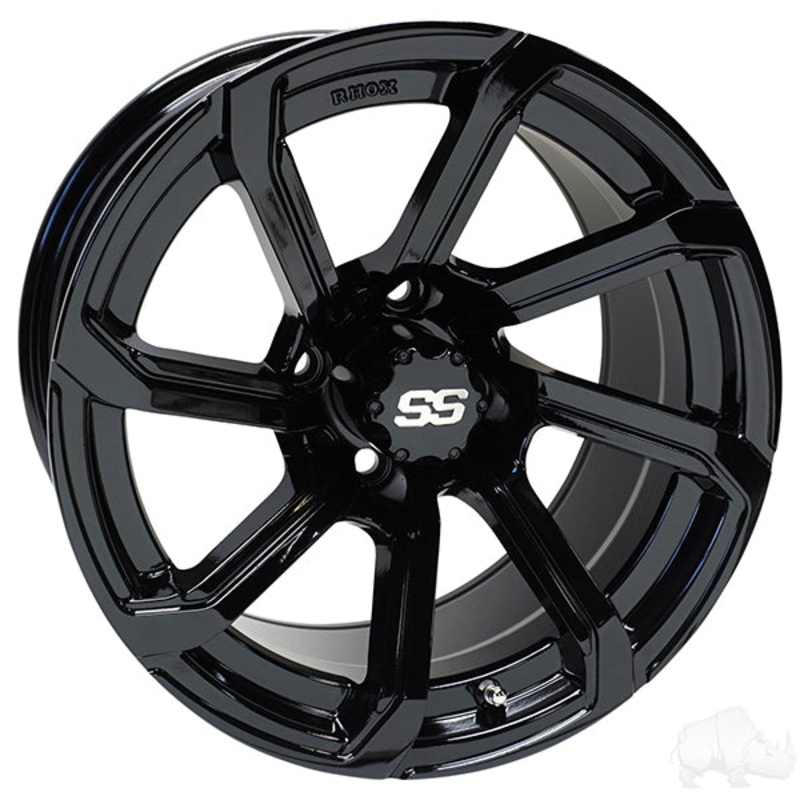 RHOX RX404, Gloss Black, 14×7 ET-25