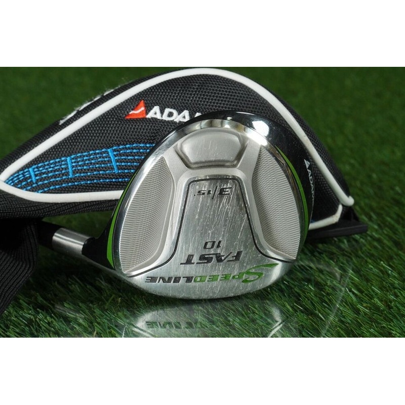 ADAMS GOLF SPEEDLINE FAST 10 15 3 FAIRWAY WOOD GRAFALLOY REGULAR RH & HEADCOVER