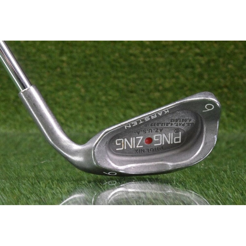 PING ZING RED DOT 6 IRON W/ PING KT-M STIFF FLEX STEEL SHAFT