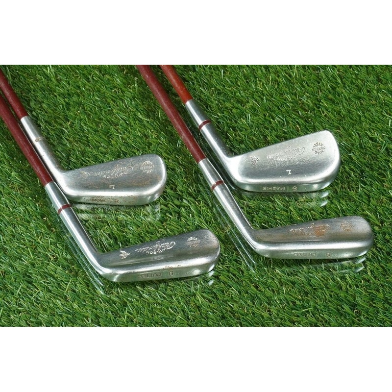 VINTAGE WILSON PATH FINDER MATCHED GOLF CLUB LOT 3 IRON, 5 MASHIE, TWO 9 PUTTERS