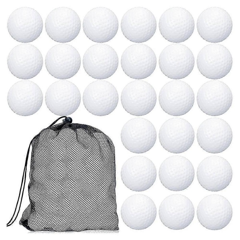 100 Pcs Golf Practice Ball Hollow Golf Ball Training Golf Balls With Mesh Drawstring Bags For Train YYG