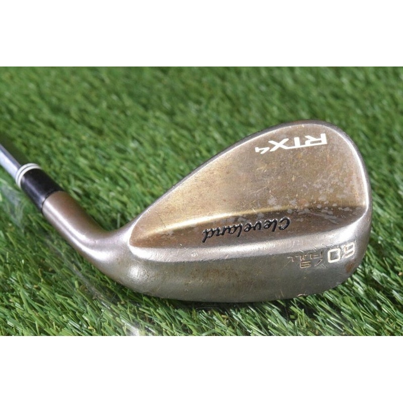 CLEVELAND RTX4 60 09 LOB WEDGE L FULL TRUE TEMPER S400 STIFF FLEX STEEL SHAFT