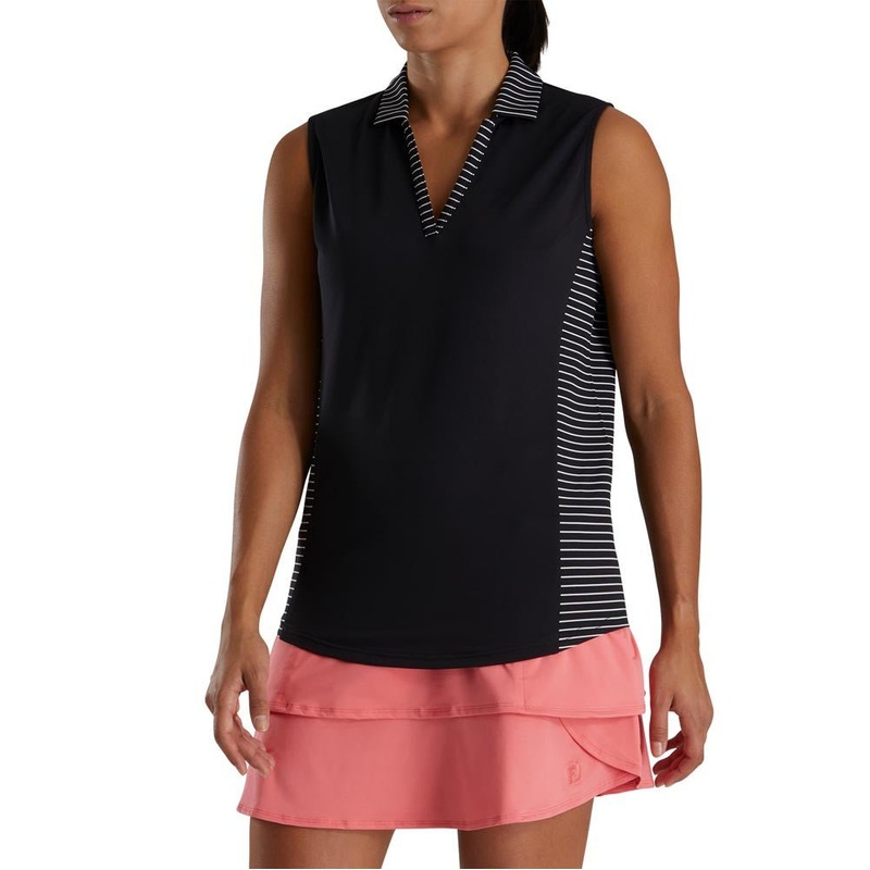 FootJoy Women’s Open Placket Sleeveless Polo