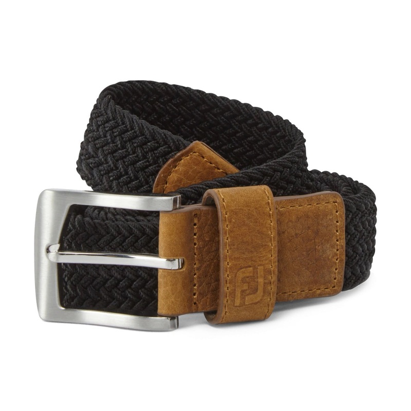 Footjoy Woven Golf Belt|Black|Long|Regular