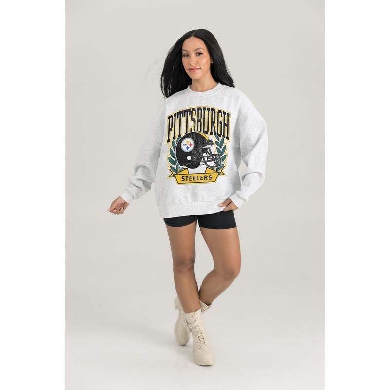 PITTSBURGH STEELERS Heritage Fleece Crewneck Pullover