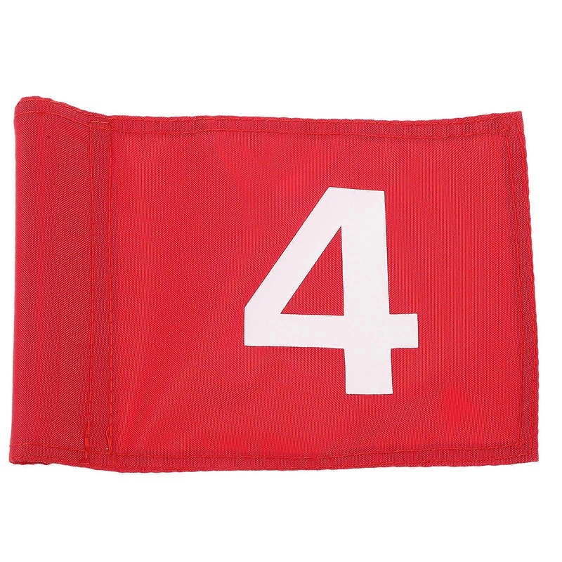 Portable Golfs Flag Practical Golfing Flag Fade Resistant Dye 20 50X15 50X2 20Cm 1Set