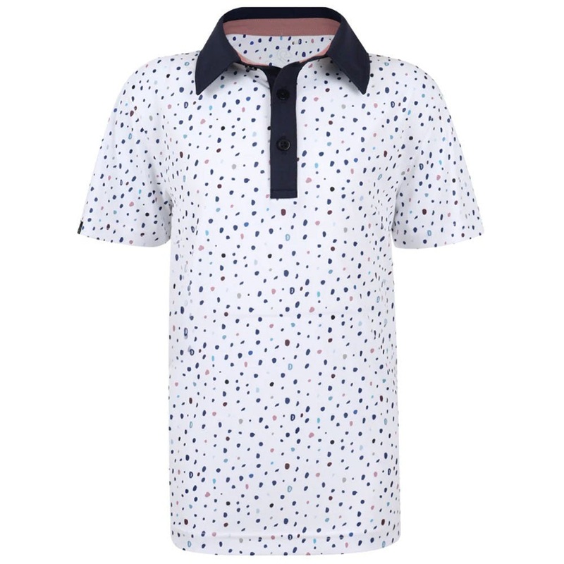 Swannies Junior Jaws Polo|White Multi|Small|Medium|Large|X-Large