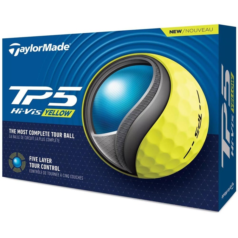 TaylorMade TP5 Golf Balls – Yellow – 2024
