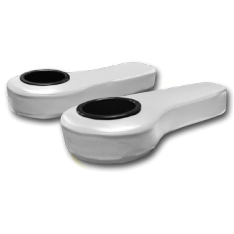 White Armrest for GTW Mach Series & MadJax Genesis 150 Rear Flip Seats PN# 01-214