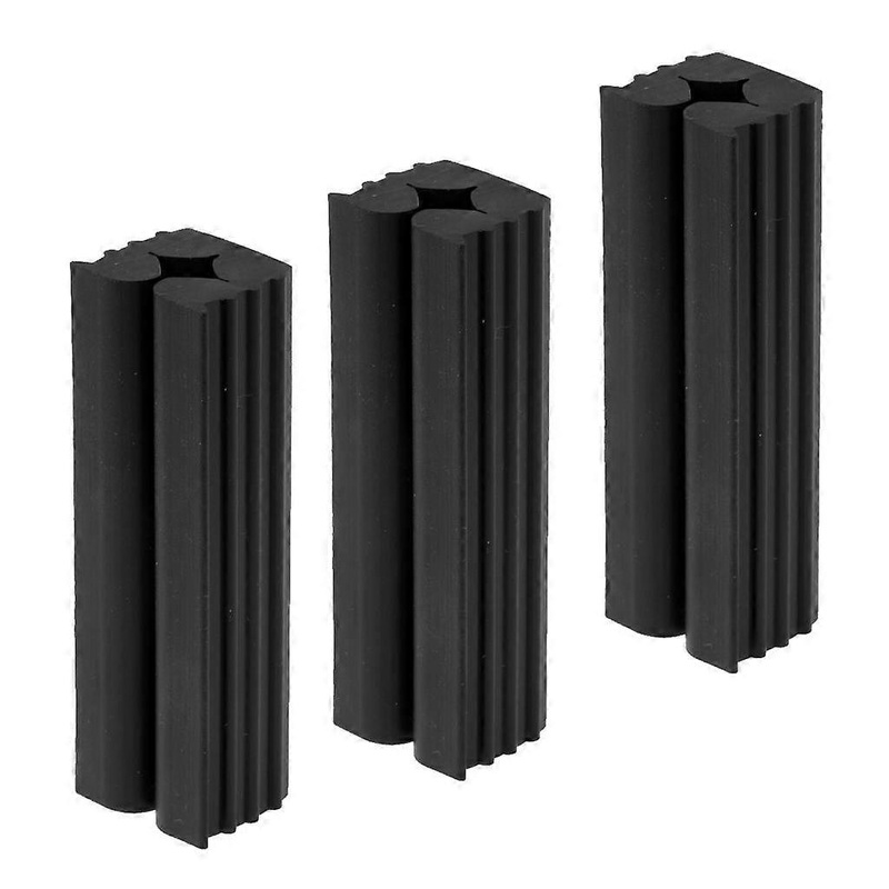 3 Pieces Golf Club Grip Repair Tool Rubber Vice Clamps Shaft Protector Golf Accessory Premium Black