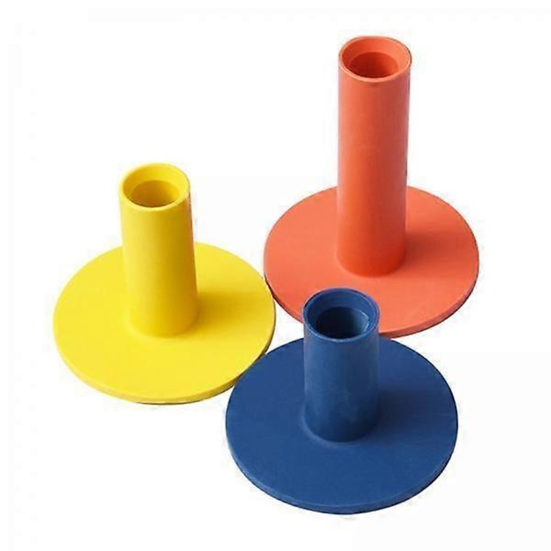 5x 3 Pieces Rubber Golf Tee Park Tee for Home Golf Practicing with Mat And Net