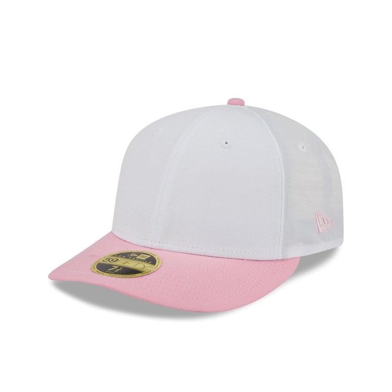 Cotton Nylon Pink Visor Low Profile 59FIFTY Fitted Hat