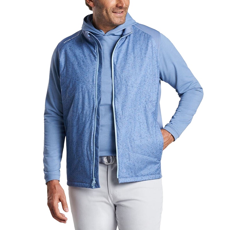 Peter Millar Venture Classic Hybrid Full-Zip Golf Vest  – Infinity