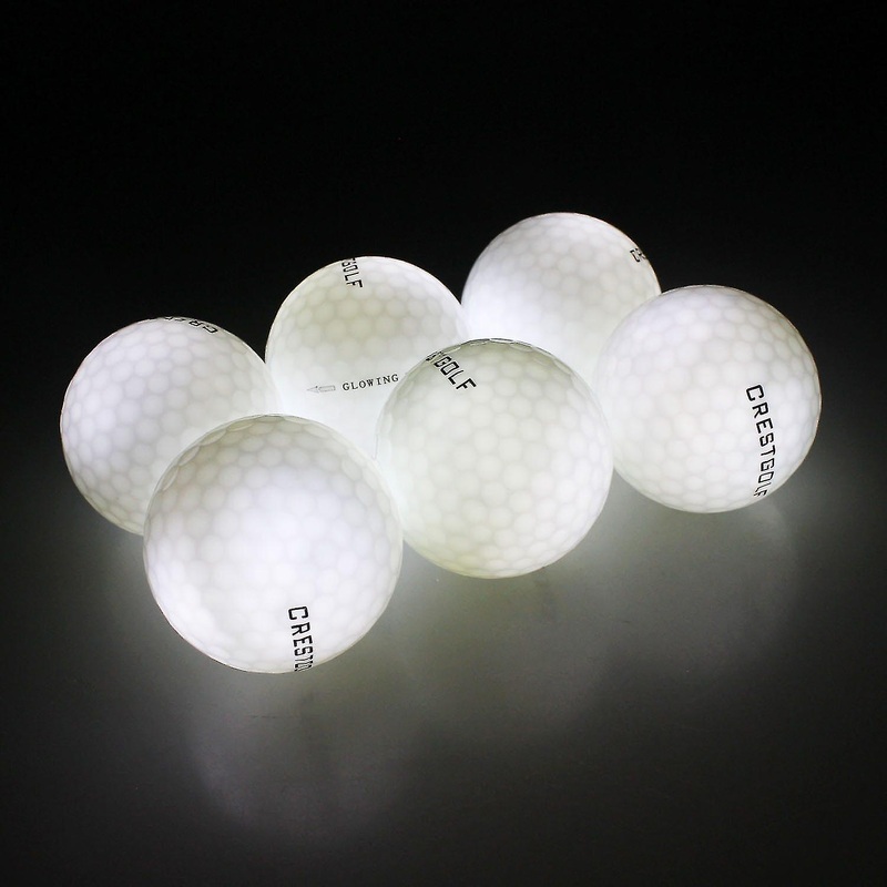White golf balls Night Training High Hardness Material For Golf Practice Balls