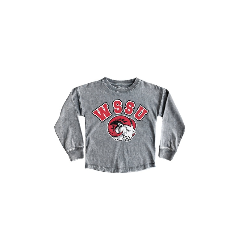 WINSTON-SALEM STATE RAMS Kid’s Faded-Wash Pullover