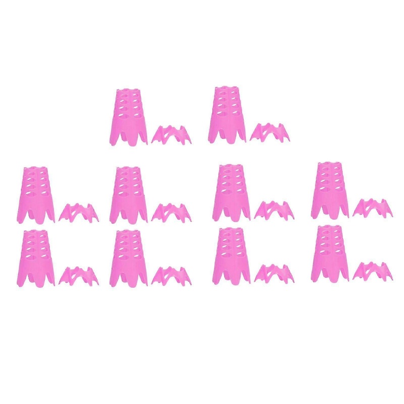 20 Pcs Plastic Golf Ball Holder Tees for Simulator & Mat – Pink