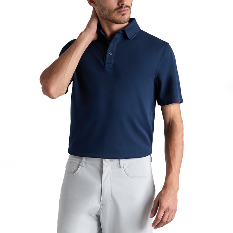 G/Fore Essential Performance Pique Golf Polo Shirt – Twilight