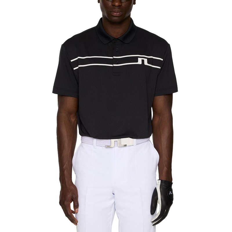 J.Lindeberg Klas Golf Polo Shirt – Black