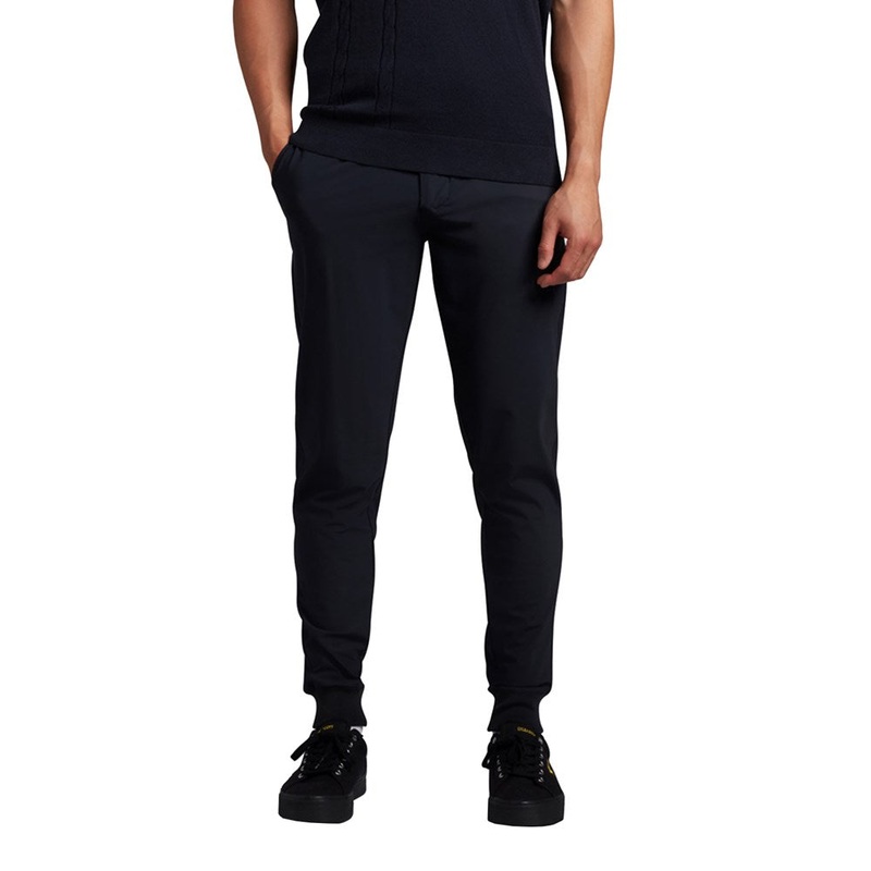 Lyle & Scott Airlight Cuffed Jogger Golf Trousers – Dark Navy