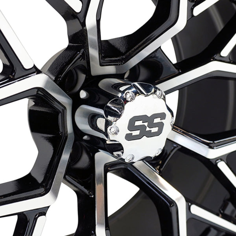 RHOX RX381, Machined Gloss Black, 14×7 ET-25