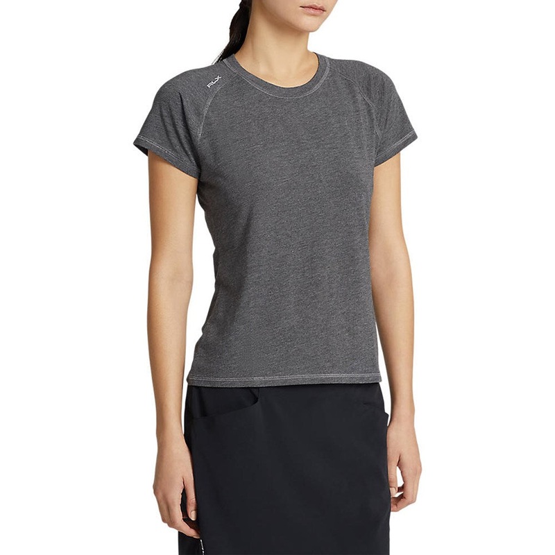 RLX Ralph Lauren Women’s Stretch Crew Tee – Barclay Heather