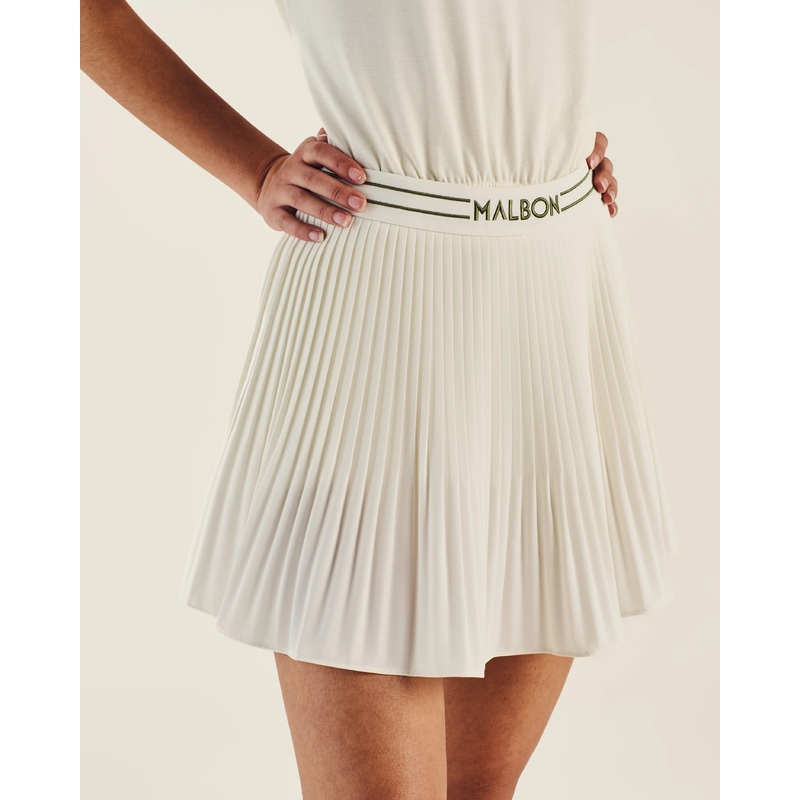 VALENTINA PLEATED SKIRT|Ivory|Navy|Vino|0|2|4|6