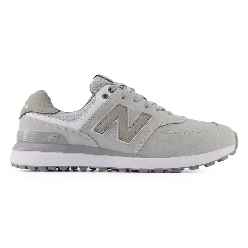 New Balance 574 Greens v2 Spikeless Wide (EE) Golf Shoes – Light Grey