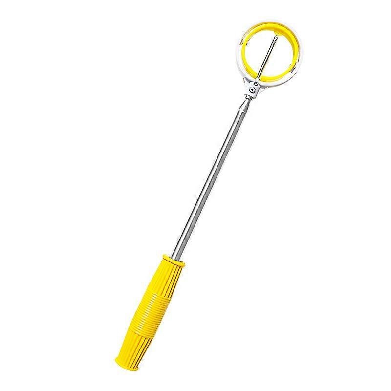 Stainless Steel Telescopic Golf Ball Retriever for Water with Golf Ball Putter Grabber Tool, Golf Accessories Golf Gift for Men Yellow