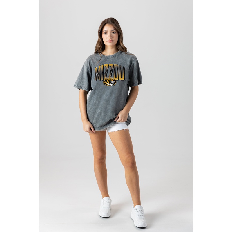 MISSOURI TIGERS Peak Performance Oversized Crewneck Tee